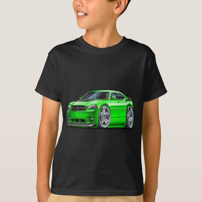 Dodge-Ladegerät Daytona grünes Auto T-Shirt (Vorderseite)