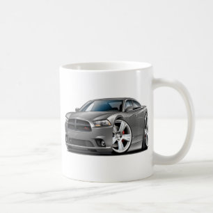Dodge-Ladegerät Funktelegrafie-Grau-Auto Kaffeetasse