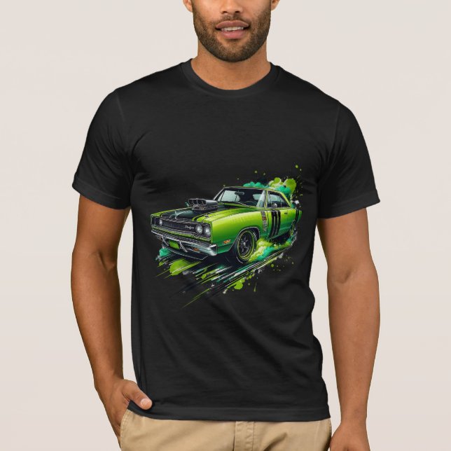 Dodge-Ladegerät Muskelwagen - T - Shirt von Männer (Vorderseite)