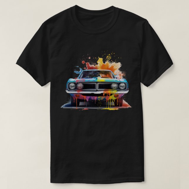Dodge-Ladegerät T-Shirt (Design vorne)