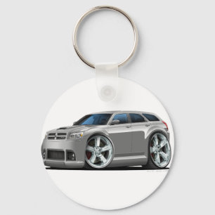 Dodge-Magnum-Silber-Auto Schlüsselanhänger