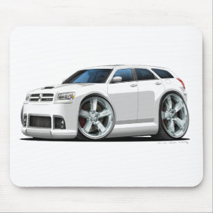 Dodge-Magnum-Weiß-Auto Mousepad