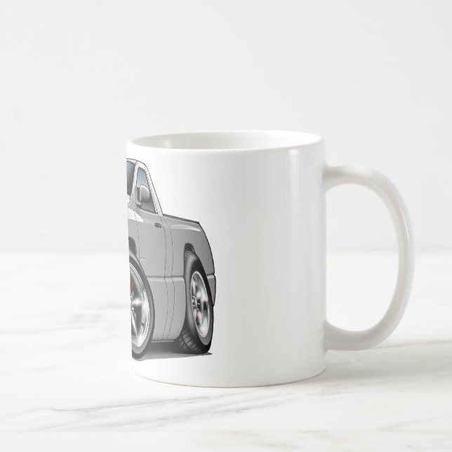 Dodge-RAM-Silber-LKW 2003-08 Kaffeetasse (Rechts)