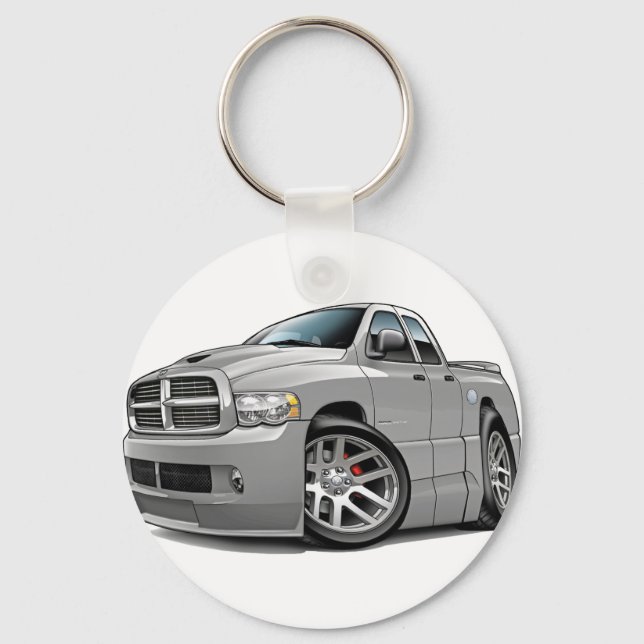Dodge SRT10 Ram Dualcab Gray Schlüsselanhänger (Vorderseite)