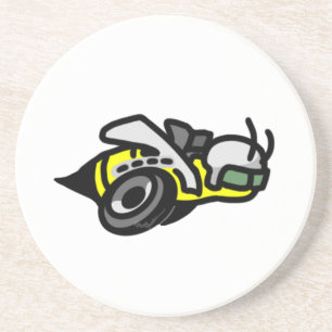Dodge-Superbienen-Logo Getränkeuntersetzer