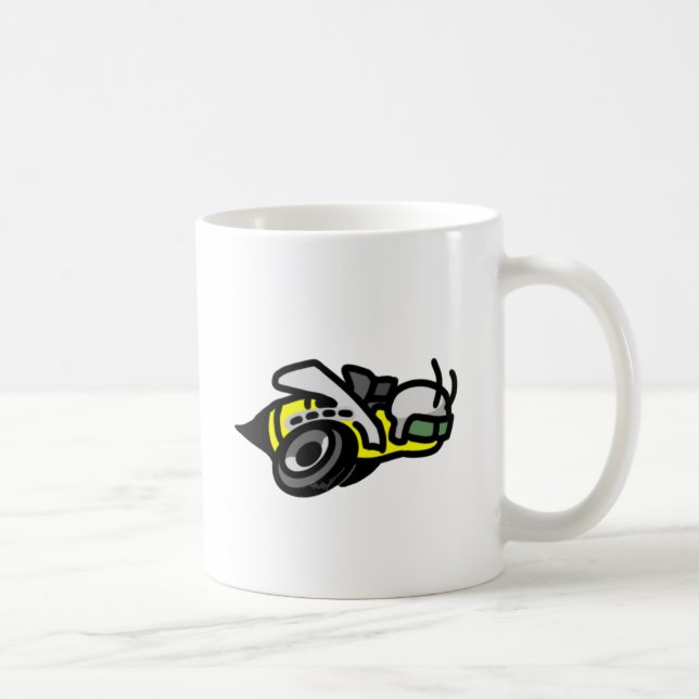 Dodge-Superbienen-Logo Kaffeetasse (Rechts)