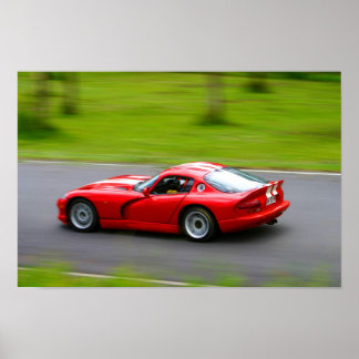 Dodge Viper-Geschwindigkeit Poster