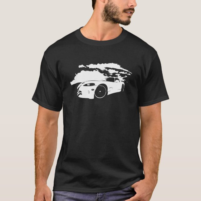 Dodge-Viper-Rollen-Schuss T-Shirt (Vorderseite)