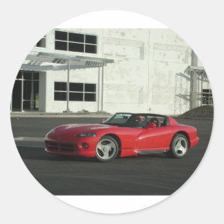 Dodge Viper RT/10 Runder Aufkleber