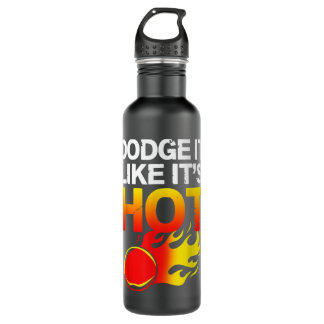 Dodge wie das Hot Team Dodgeball Edelstahlflasche