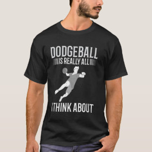 Dodgeball Game Funny Sport Dreh Ball T-Shirt