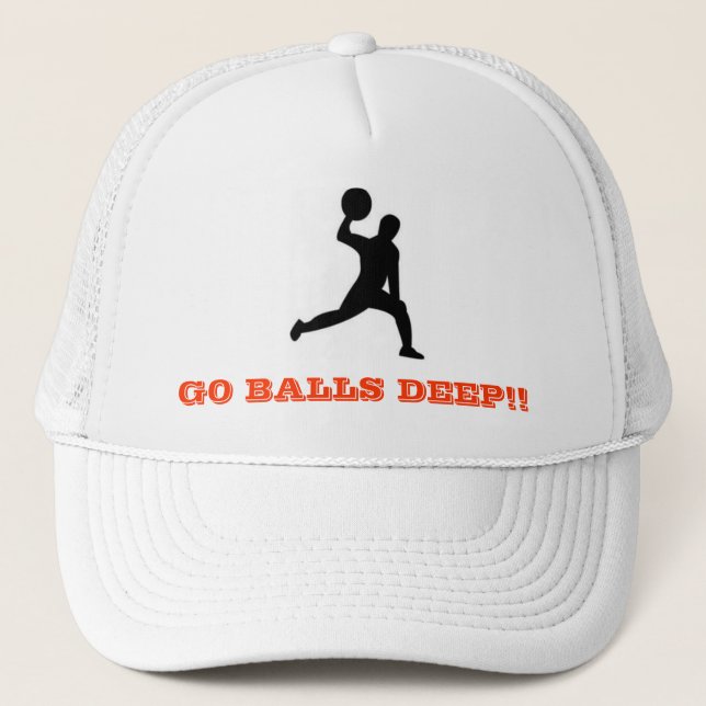 dodgeball, GEHEN BÄLLE TIEF!! Truckerkappe (Vorderseite)