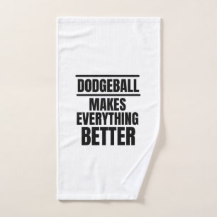Dodgeball macht alles besser handtuch