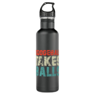 Dodgeball nimmt Balls Sport Dodgeballer Dodgeball Edelstahlflasche