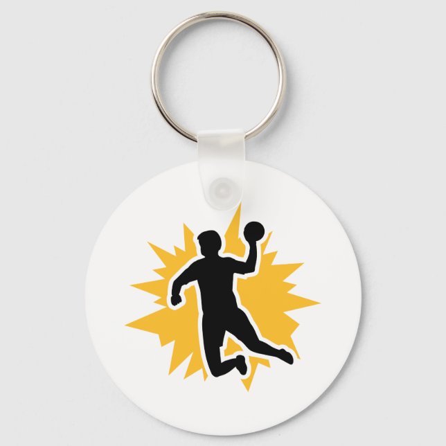 Dodgeball-Player Schlüsselanhänger (Vorderseite)