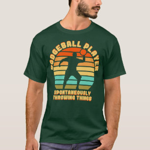 Dodgeball Player spontan Dinge werfen T-Shirt