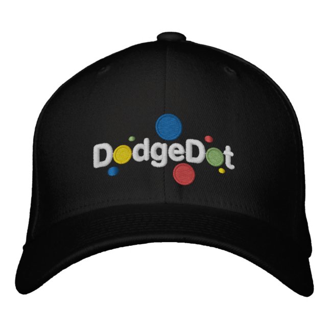 DodgeDot™ bestickte Wollkappe Kappe (Vorderseite)