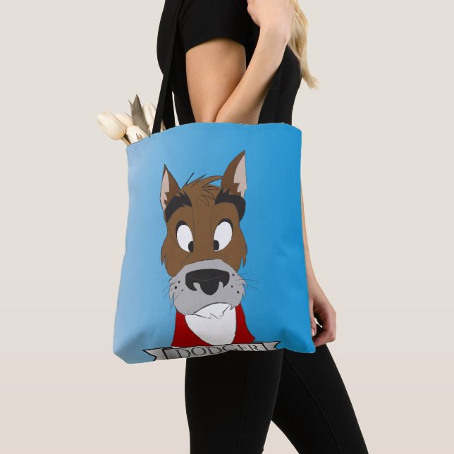 Dodger The Dog Tote Bag (De près)