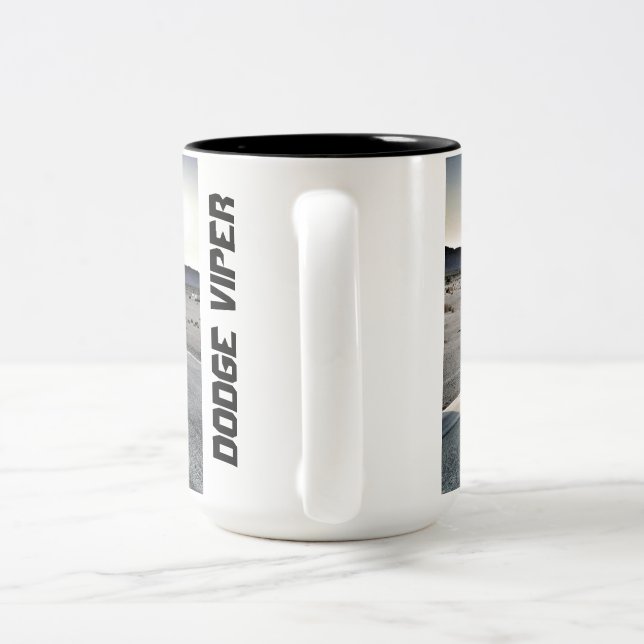 Dodger-Viper-Kaffee-Tasse Zweifarbige Tasse (Henkel)