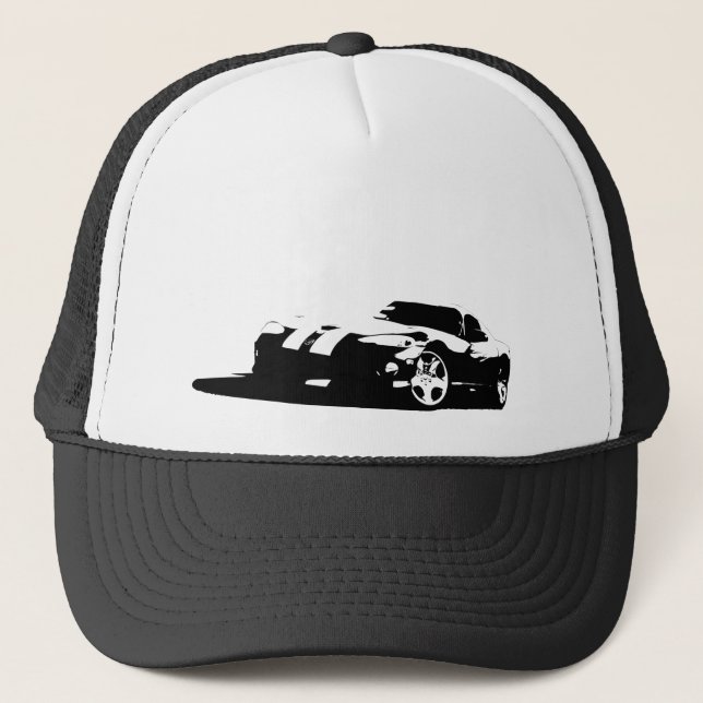 Dodgeviper Truckerkappe (Vorderseite)