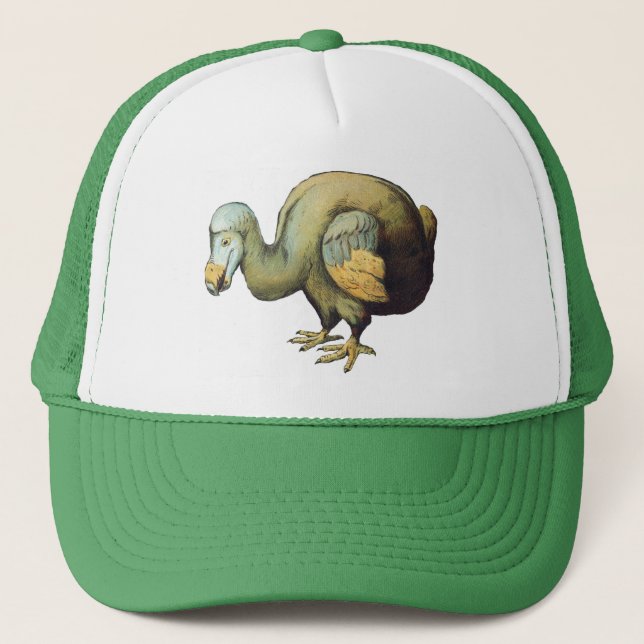 Dodo-Antiken-Druck Truckerkappe (Vorderseite)