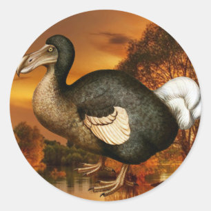 Dodo-Aufkleber Runder Aufkleber