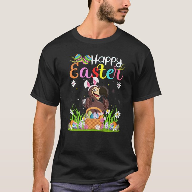 Dodo Bird Bunny Egg Jagd Funny Dodo Happy Easte T-Shirt (Vorderseite)