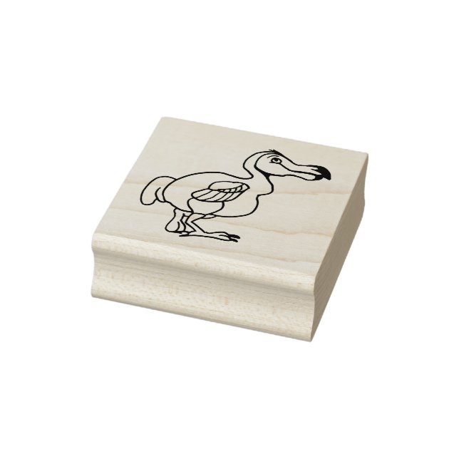 Dodo Bird Cartoon Gummistempel (Stempel)