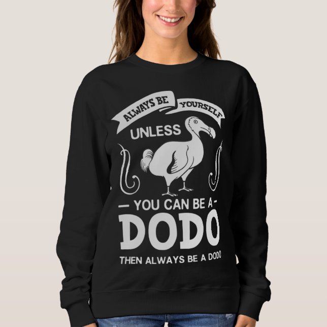 Dodo Bird  Skeleton Madagascar Sweatshirt (Vorderseite)