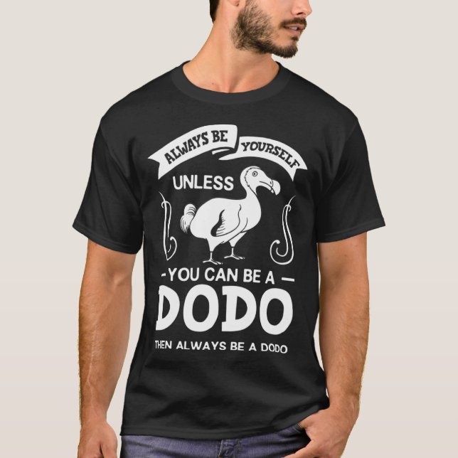 Dodo Bird  Skeleton Madagascar T-Shirt (Vorderseite)