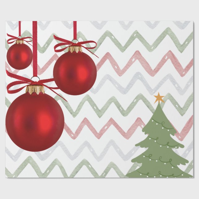 Dodo Craft Studio: Frohe Weihnachtswünsche.  Geschenkpapier (Flach)