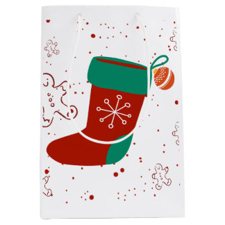 Dodo Craft Studio Süße Weihnachtsstrumpf Feiertage Mittlere Geschenktüte