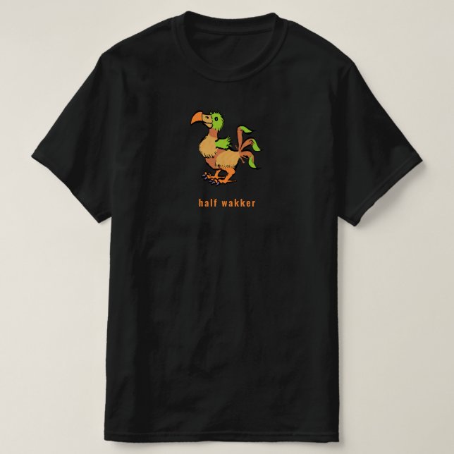 Dodo half wakker T-Shirt (Design vorne)