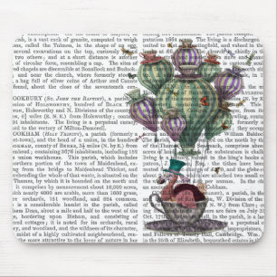 Dodo in Teacup mit Libellen Mousepad