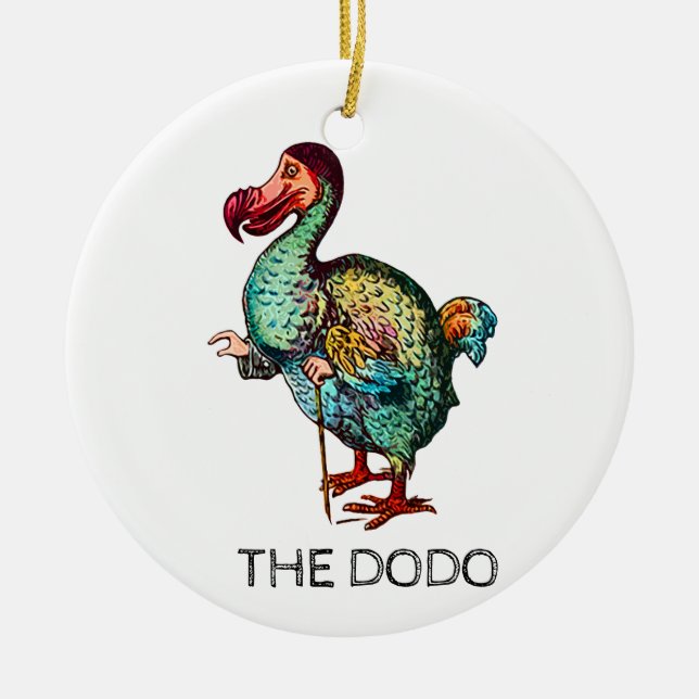 Dodo-Keramik-Verzierung Keramik Ornament (Vorne)
