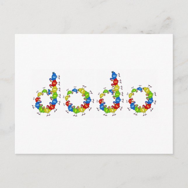 Dodo Postkarte (Vorderseite)