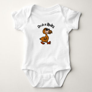 Dodo-Regeln  Hintergrundfarbe Baby Strampler