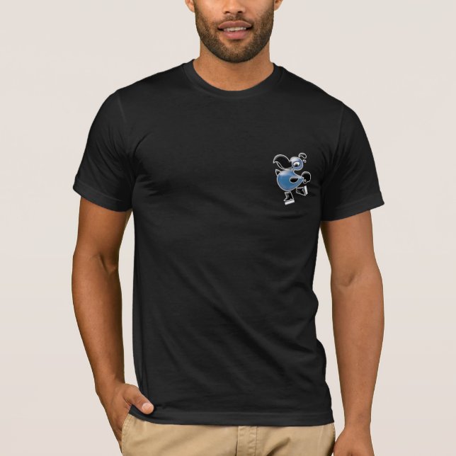 Dodo-Skaten hellblau T-Shirt (Vorderseite)