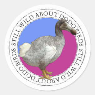 Dodo-Vogel-Aufkleber Runder Aufkleber