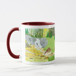 Doe and Fawn Combo Tasse