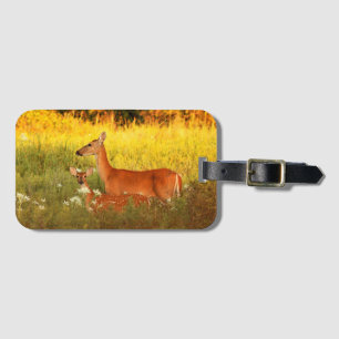 Doe and Fawn Gepäckanhänger