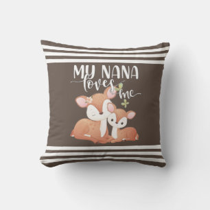 Doe and Fawn My Nana Lieben Kissen