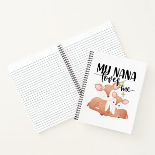 Doe and Fawn My Nana Lieben Notizbuch