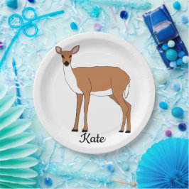 Doe Deer Pappteller