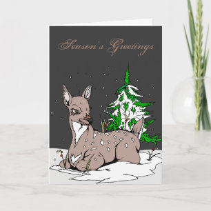 Doe - feiertagskarte