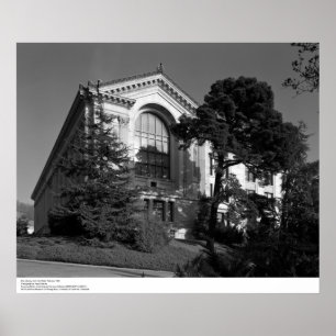 Doe Library, aus dem Westen, 1967 Poster