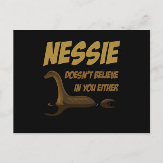Doesnt glaubt Nessie Loch Ness Postkarte