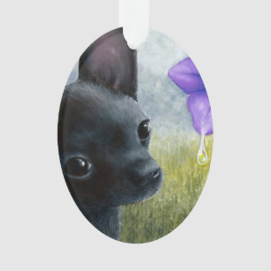 Dog 94 black Chihuahua