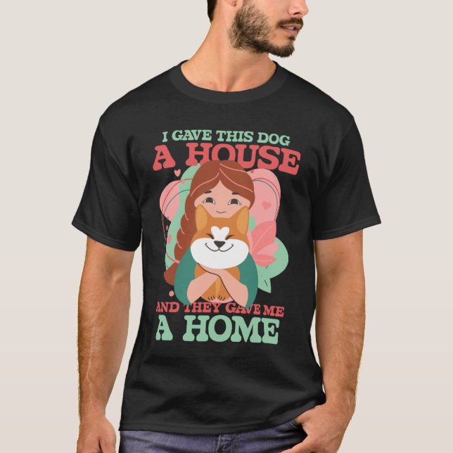 Dog Adoption Animal Rescue Animal Rights Rescue An T-Shirt (Vorderseite)
