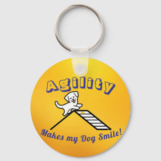Dog Agility Themed Keychain Schlüsselanhänger